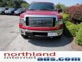 2011 Red Candy Metallic Ford F150 XLT SuperCab 4x4  photo #3