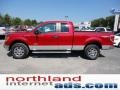 2011 Red Candy Metallic Ford F150 XLT SuperCab 4x4  photo #5