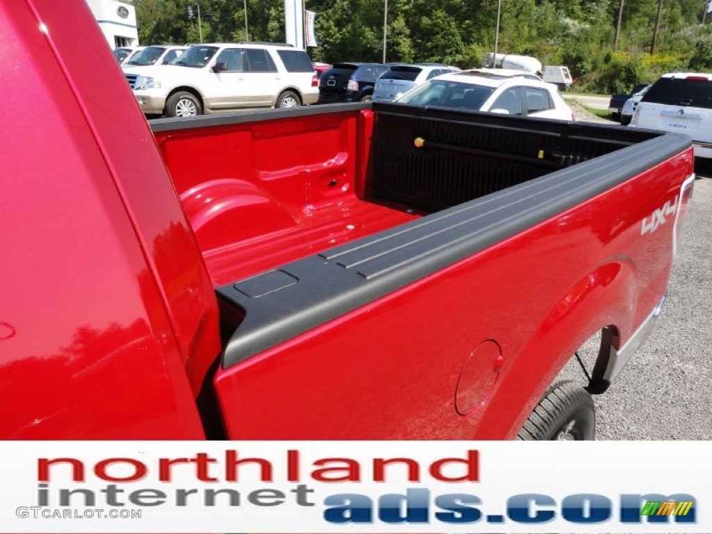 2011 F150 XLT SuperCab 4x4 - Red Candy Metallic / Steel Gray photo #11