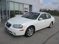 2003 Glacier White Pearl Nissan Maxima GLE  photo #2