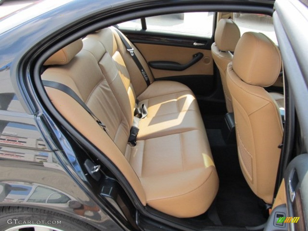 2002 3 Series 325xi Sedan - Jet Black / Natural Brown photo #12