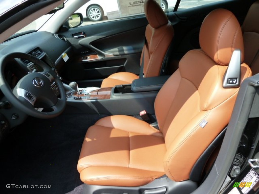 Saddle Tan Interior 2011 Lexus IS 250C Convertible Photo #53962688