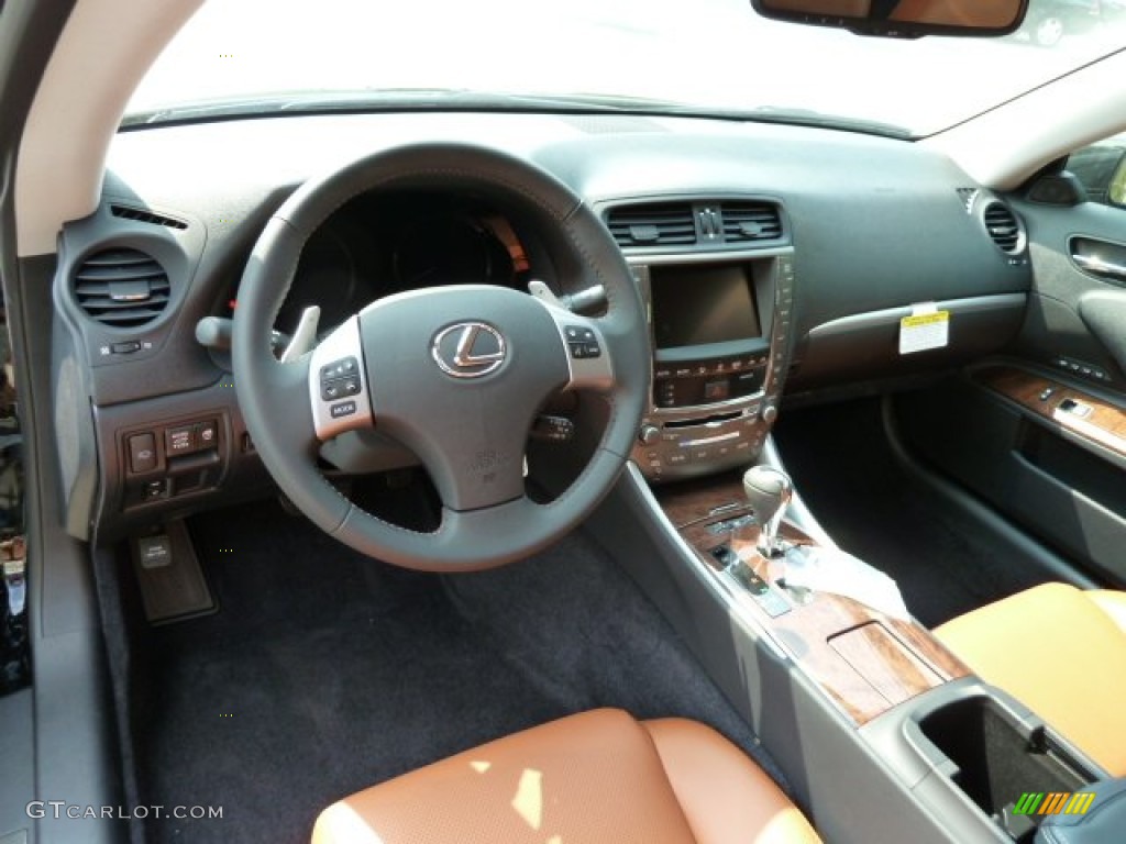 2011 Lexus IS 250C Convertible Saddle Tan Dashboard Photo #53962707