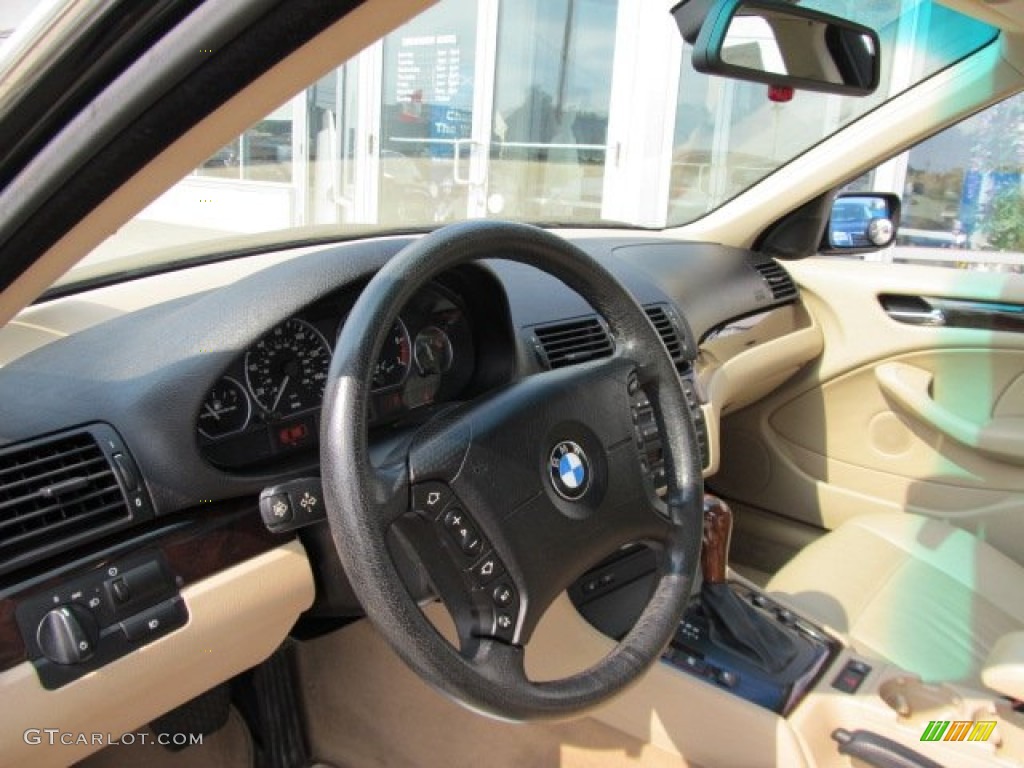 2001 3 Series 330xi Sedan - Black Sapphire Metallic / Sand photo #16