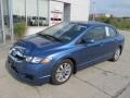 Atomic Blue Metallic 2011 Honda Civic EX Sedan Exterior
