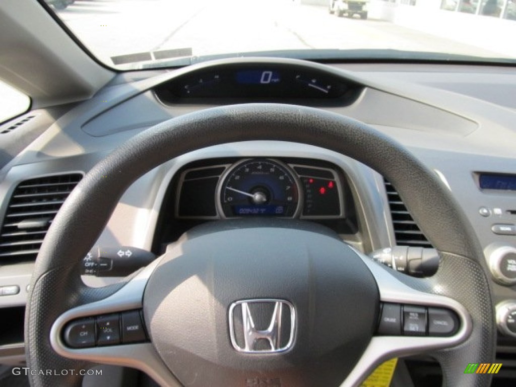 2011 Honda Civic EX Sedan Gray Steering Wheel Photo #53962949