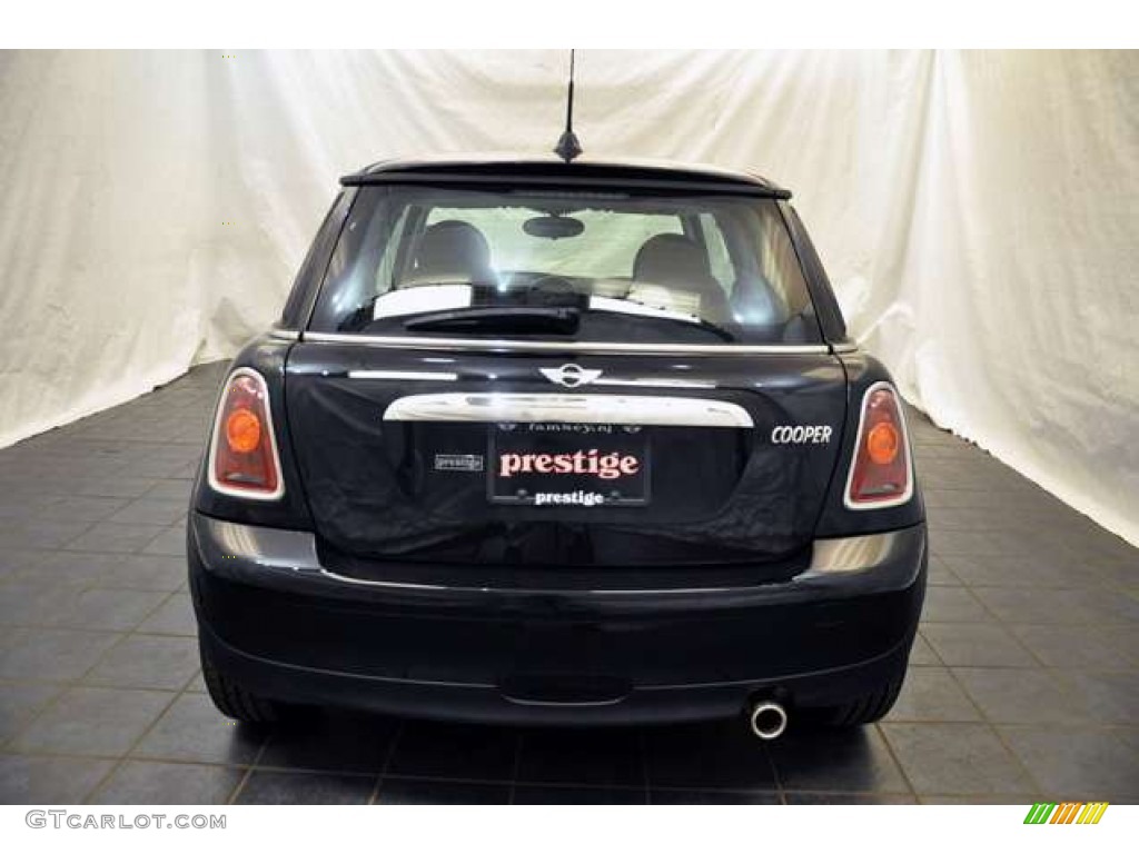 2009 Cooper Hardtop - Midnight Black / Black/Grey photo #4