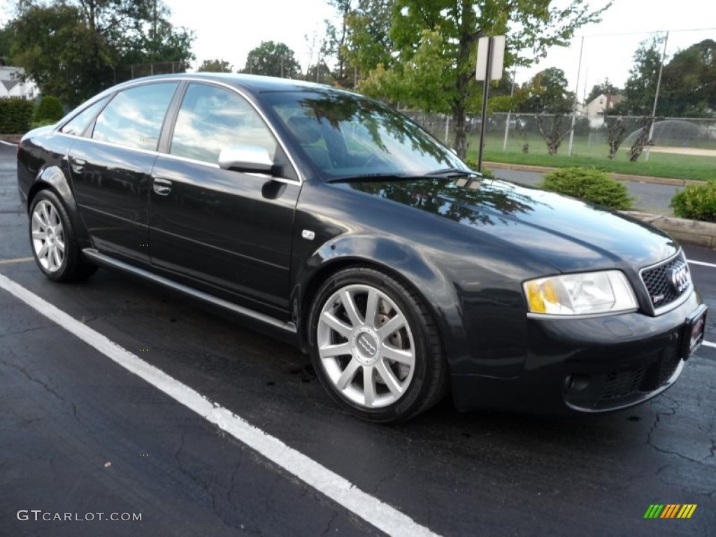 2003 RS6 4.2T quattro - Ebony Pearl Effect / Ebony Black photo #2