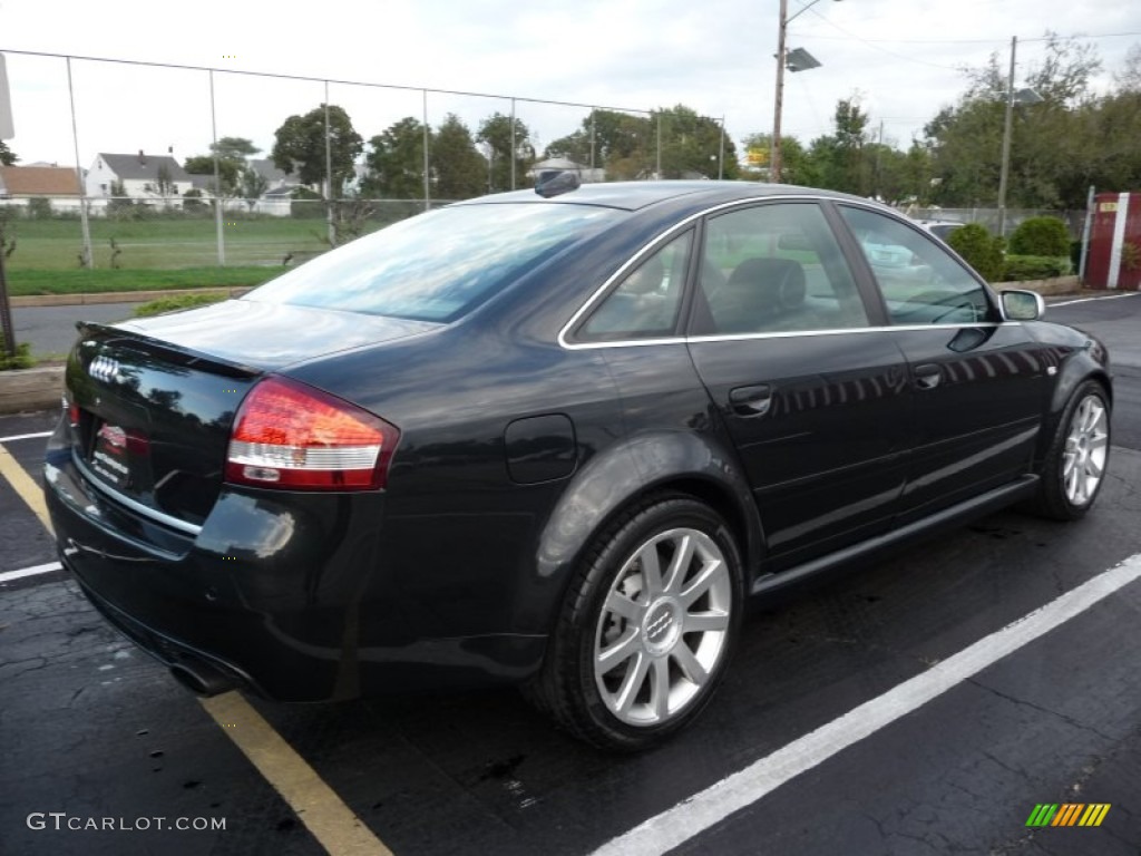 2003 RS6 4.2T quattro - Ebony Pearl Effect / Ebony Black photo #3