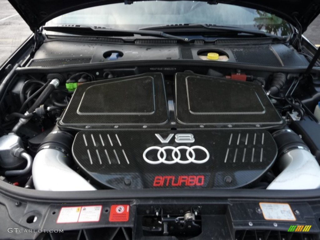 2003 Audi RS6 4.2T quattro 4.2 Liter Twin-Turbocharged DOHC 40-Valve V8 Engine Photo #53963452