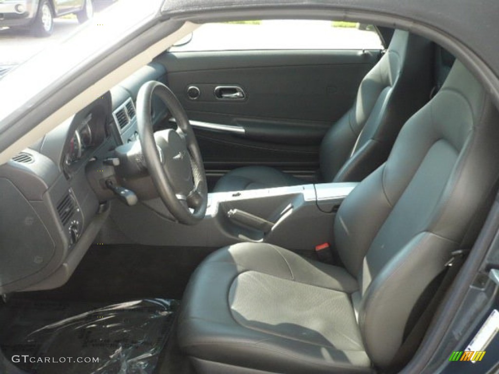 Dark Slate Gray Interior 2006 Chrysler Crossfire Limited Roadster Photo #53964213
