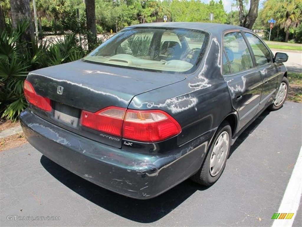 1999 Accord LX Sedan - Dark Emerald Pearl / Ivory photo #2