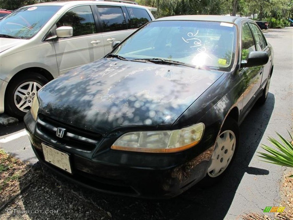 1999 Accord LX Sedan - Dark Emerald Pearl / Ivory photo #4