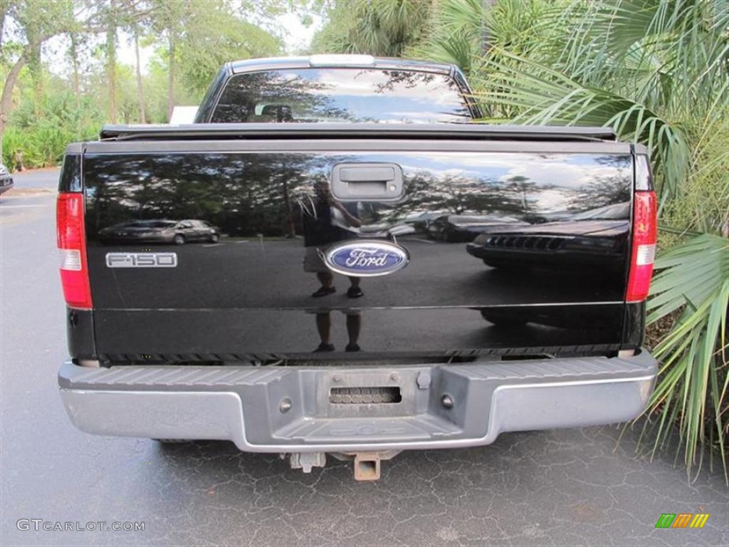 2005 F150 XLT SuperCrew 4x4 - Black / Tan photo #2