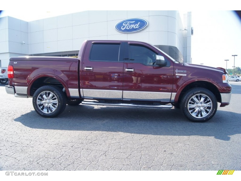 Dark Toreador Red Metallic 2006 Lincoln Mark LT SuperCrew 4x4 Exterior Photo #53964895