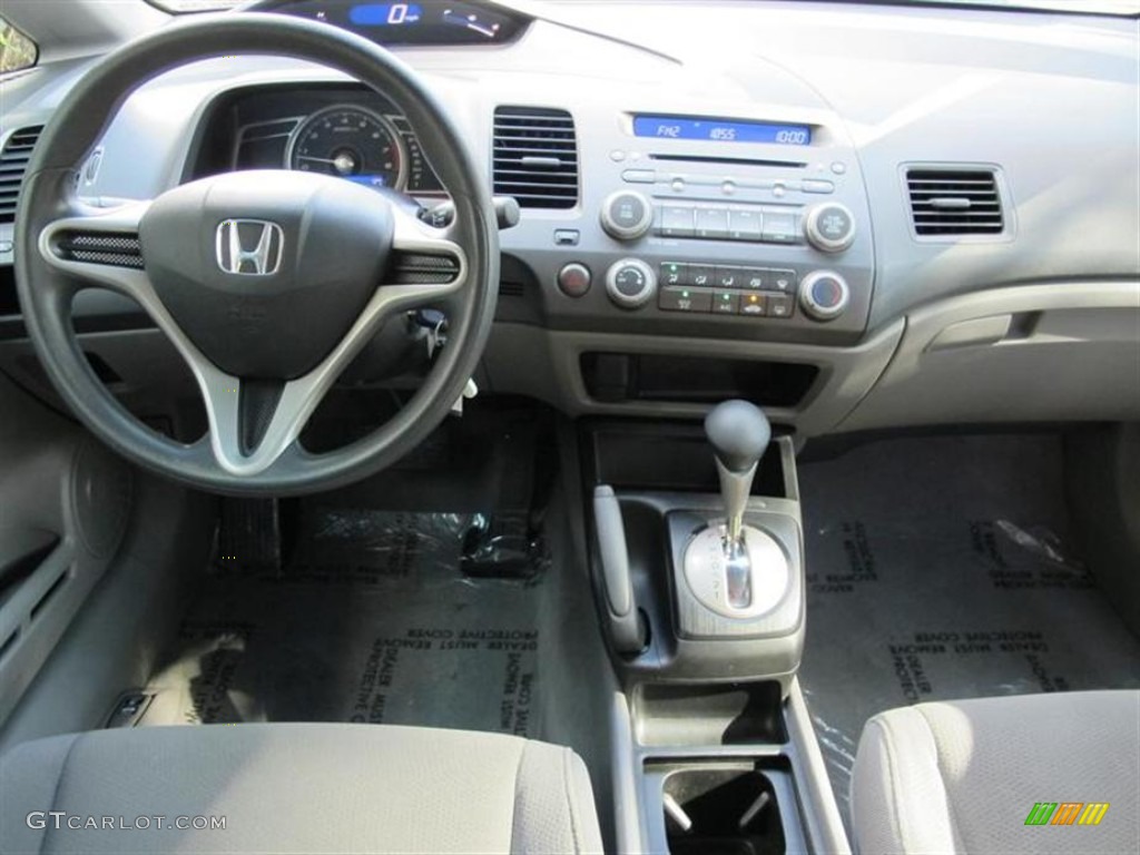 2010 Honda Civic DX-VP Sedan Gray Dashboard Photo #53965073