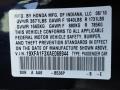 B536P: Royal Blue Pearl 2010 Honda Civic DX-VP Sedan Color Code