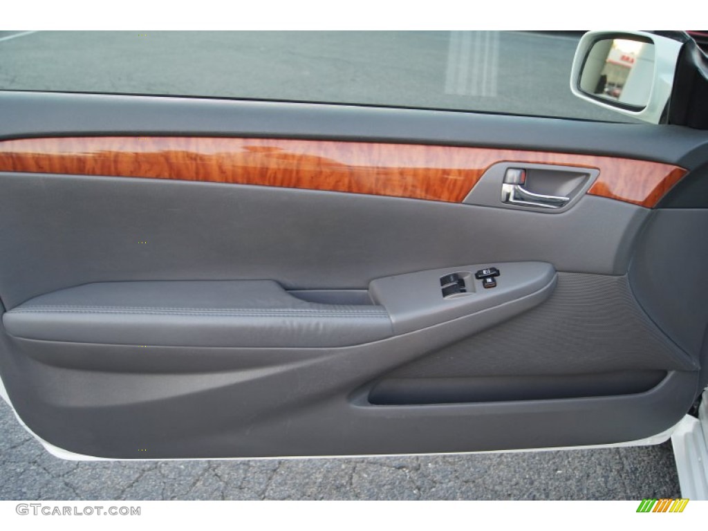 2007 Toyota Solara SLE V6 Coupe Dark Charcoal Door Panel Photo #53965979