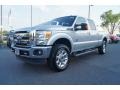 2011 Ingot Silver Metallic Ford F250 Super Duty Lariat Crew Cab 4x4  photo #6