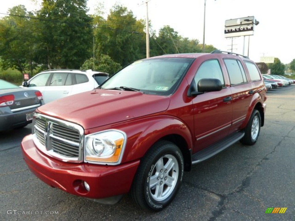Inferno Red Crystal Pearl 2006 Dodge Durango Limited HEMI 4x4 Exterior Photo #53967149
