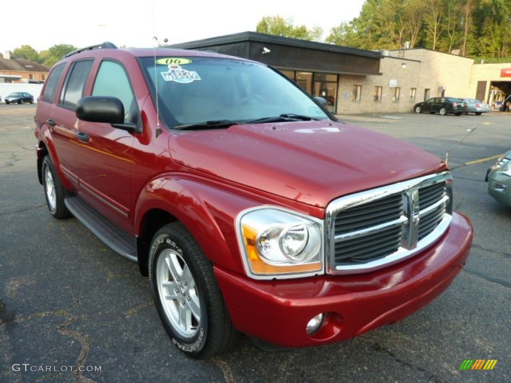 Inferno Red Crystal Pearl 2006 Dodge Durango Limited HEMI 4x4 Exterior Photo #53967185