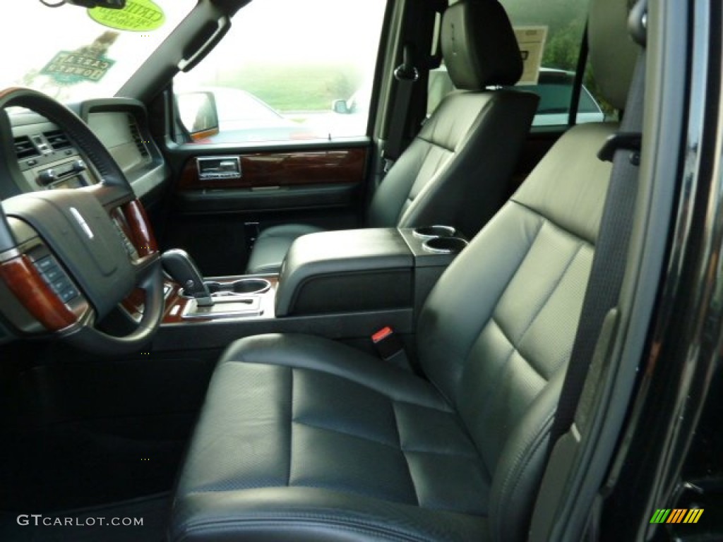 Charcoal Black Interior 2011 Lincoln Navigator 4x4 Photo #53967326