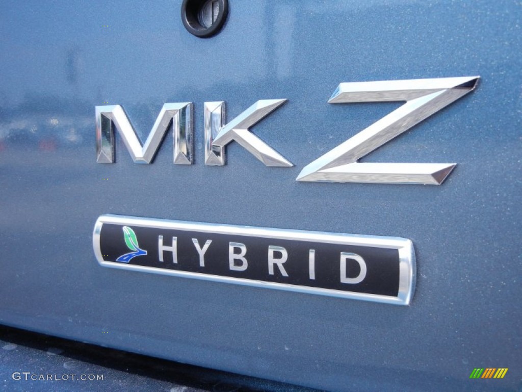2012 MKZ Hybrid - Steel Blue Metallic / Light Camel photo #4