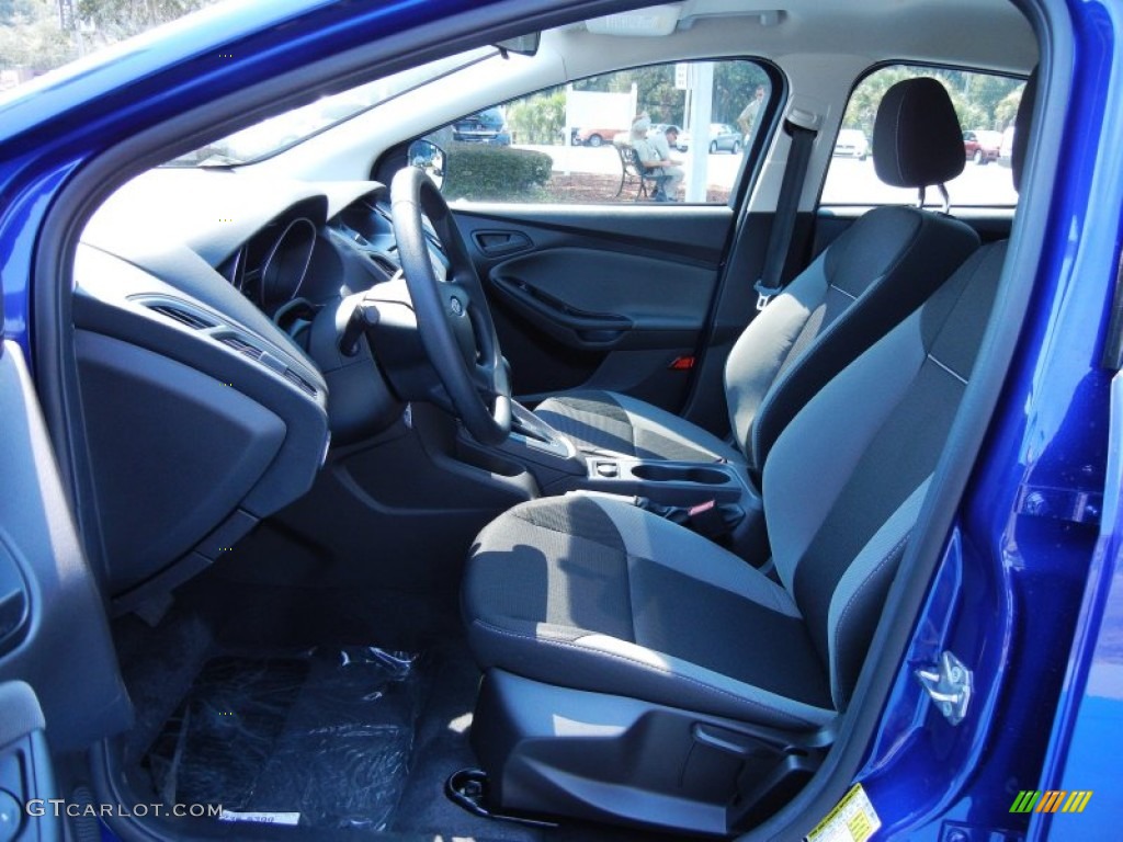 2012 Focus S Sedan - Sonic Blue Metallic / Charcoal Black photo #5