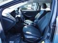 Charcoal Black Leather 2012 Ford Focus Titanium 5-Door Interior Color
