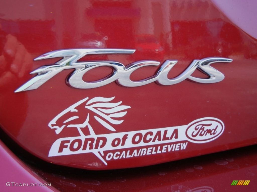 2012 Focus SE SFE Sedan - Red Candy Metallic / Charcoal Black photo #4