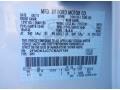 UG: White Platinum Metallic Tri-Coat 2012 Ford Edge SEL Color Code