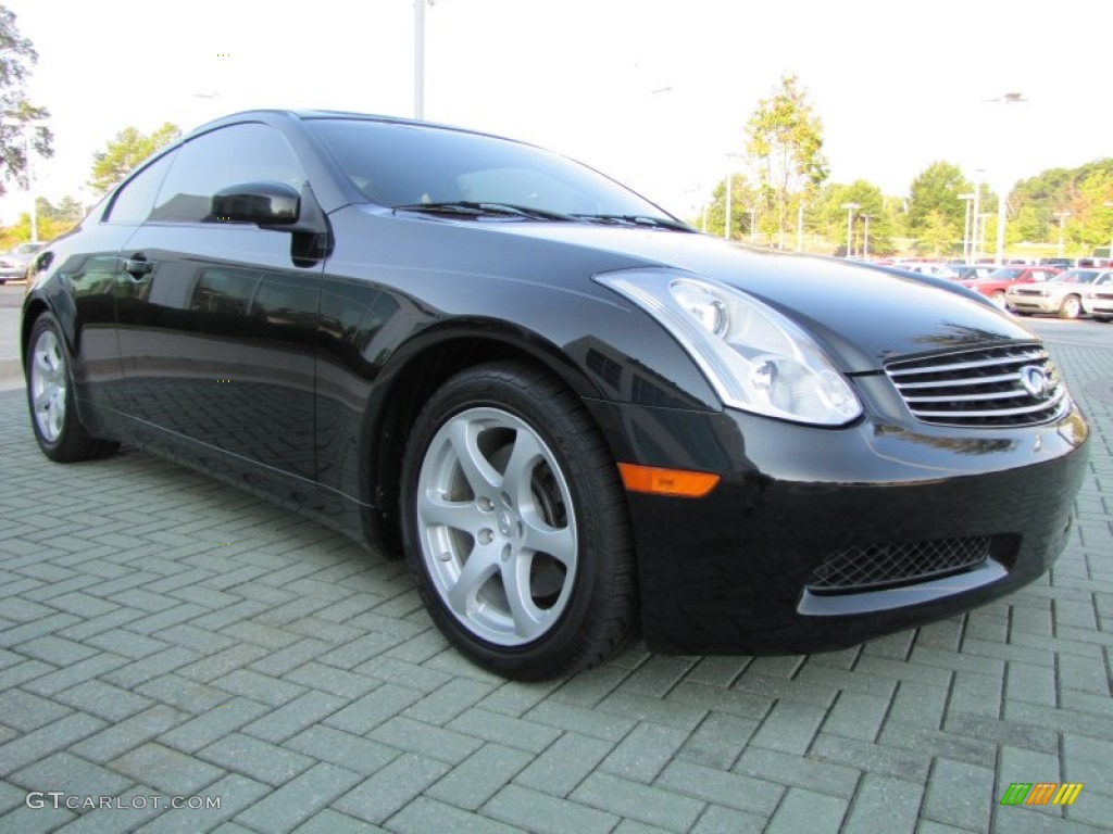 Black Obsidian 2006 Infiniti G 35 Coupe Exterior Photo #53968671