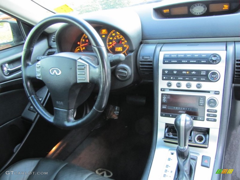 2006 Infiniti G 35 Coupe Graphite Dashboard Photo #53968781