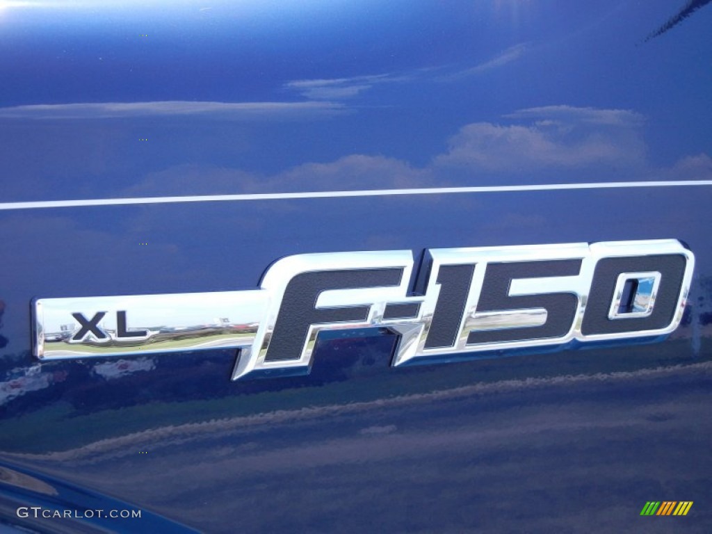 2011 F150 XL Regular Cab - Dark Blue Pearl Metallic / Steel Gray photo #4