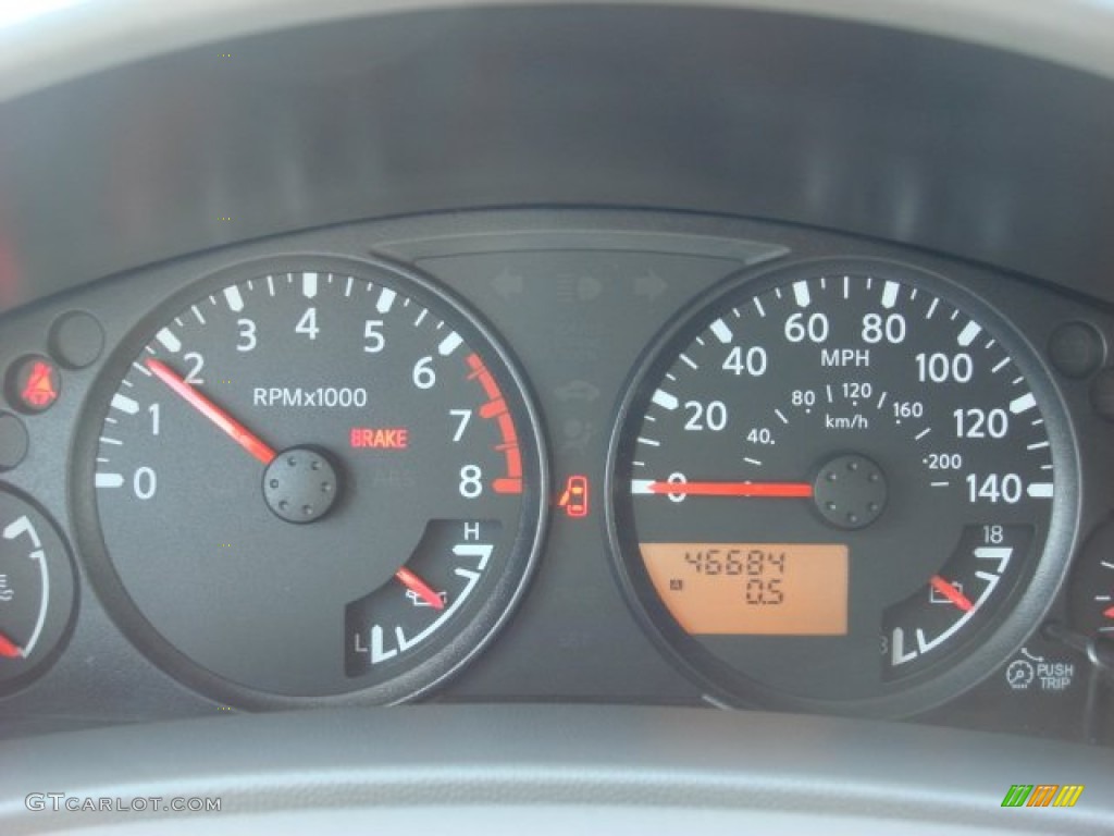 2008 Nissan Frontier SE Crew Cab Gauges Photo #53969253