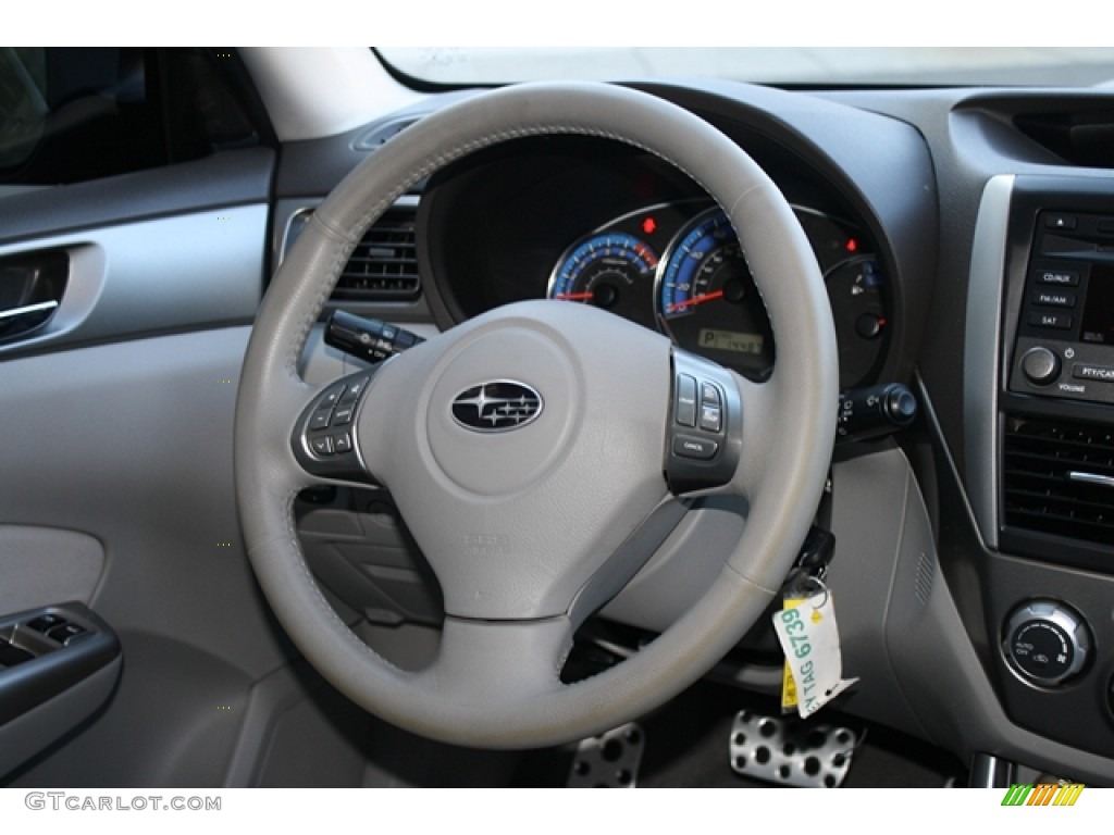 2009 Subaru Forester 2.5 XT Limited Platinum Steering Wheel Photo #53969544