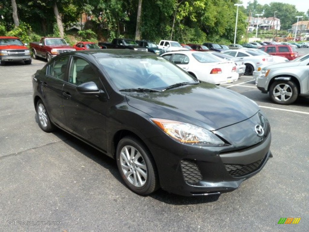 Black Mica 2012 Mazda MAZDA3 i Sport 4 Door Exterior Photo #53970420