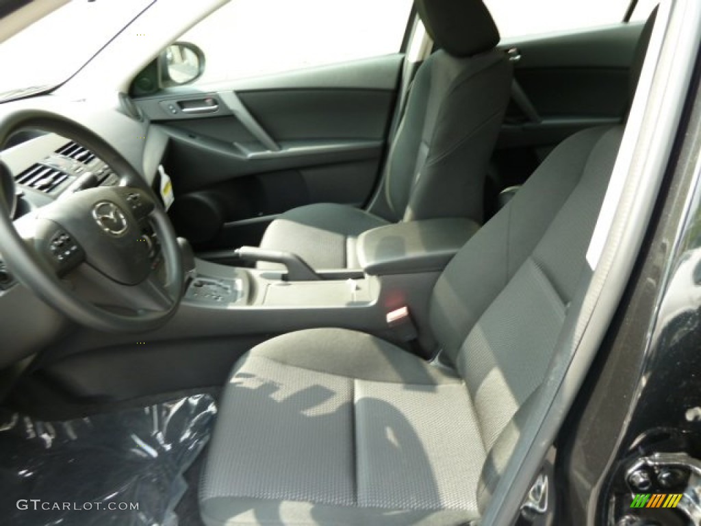 Black Interior 2012 Mazda MAZDA3 i Sport 4 Door Photo #53970456