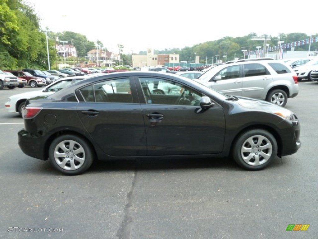Black Mica 2012 Mazda MAZDA3 i Sport 4 Door Exterior Photo #53970948