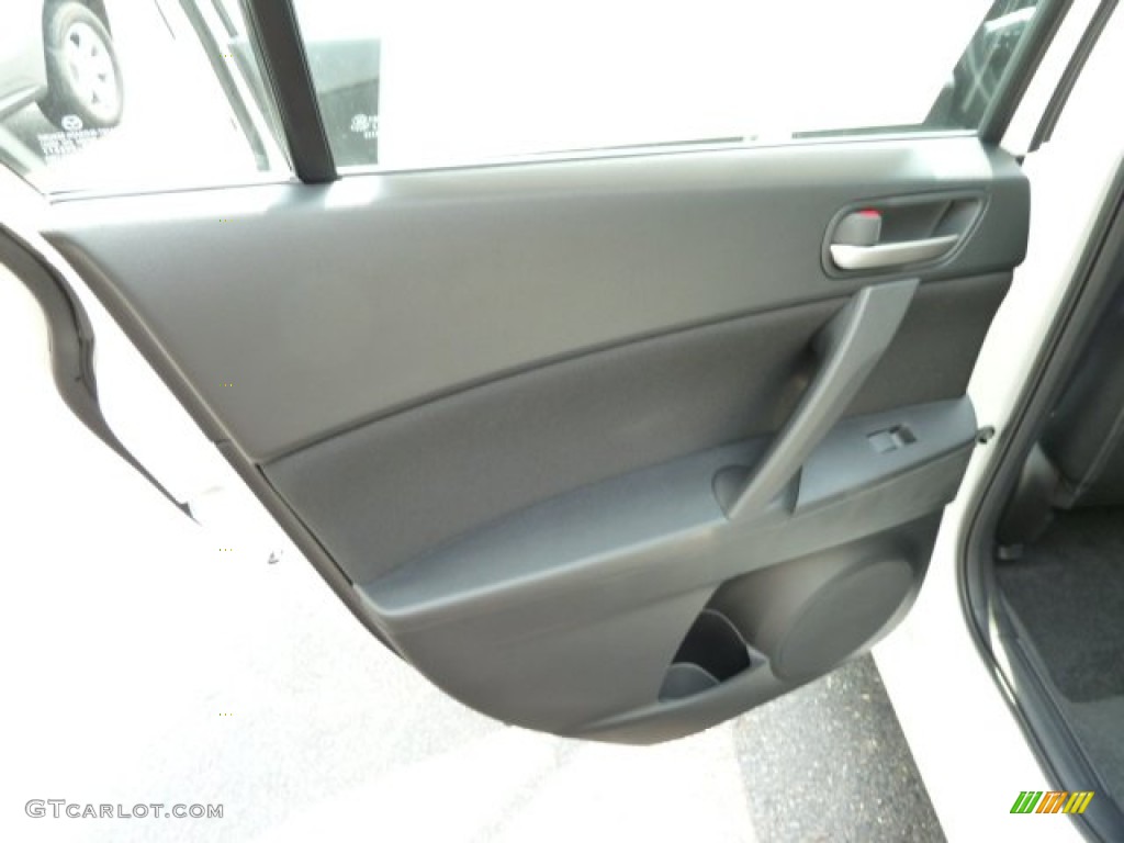2012 Mazda MAZDA3 i Sport 4 Door Black Door Panel Photo #53971209