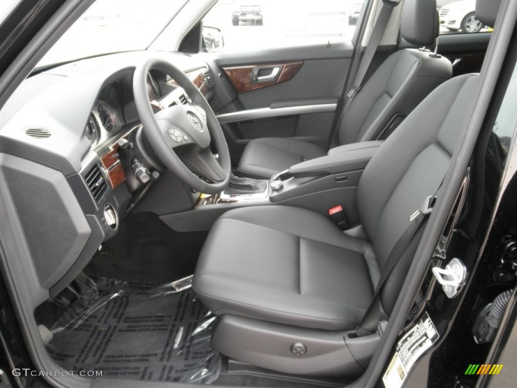 Black Interior 2012 Mercedes-Benz GLK 350 4Matic Photo #53971803