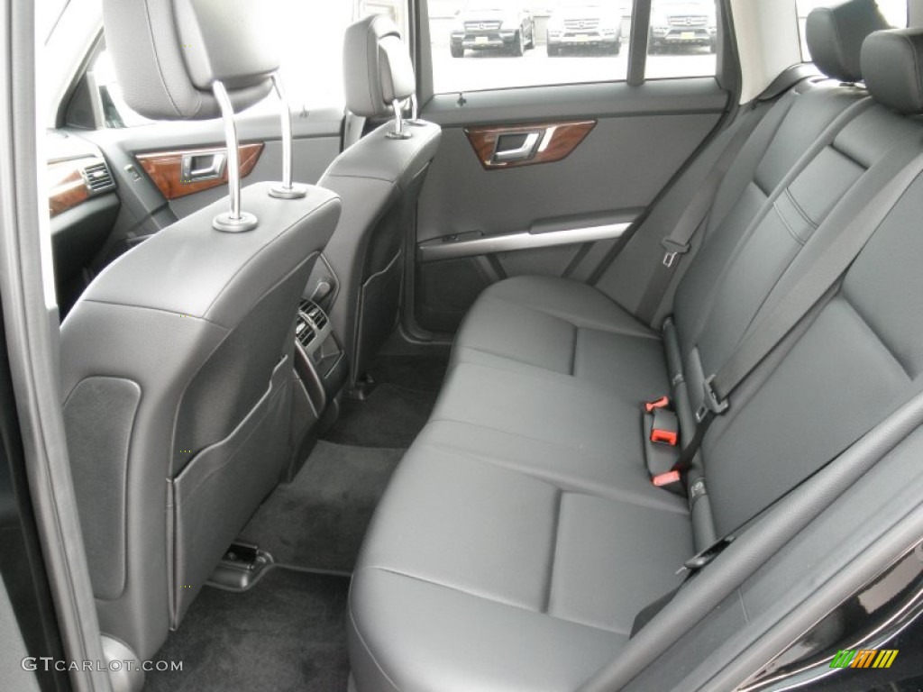 Black Interior 2012 Mercedes-Benz GLK 350 4Matic Photo #53971814