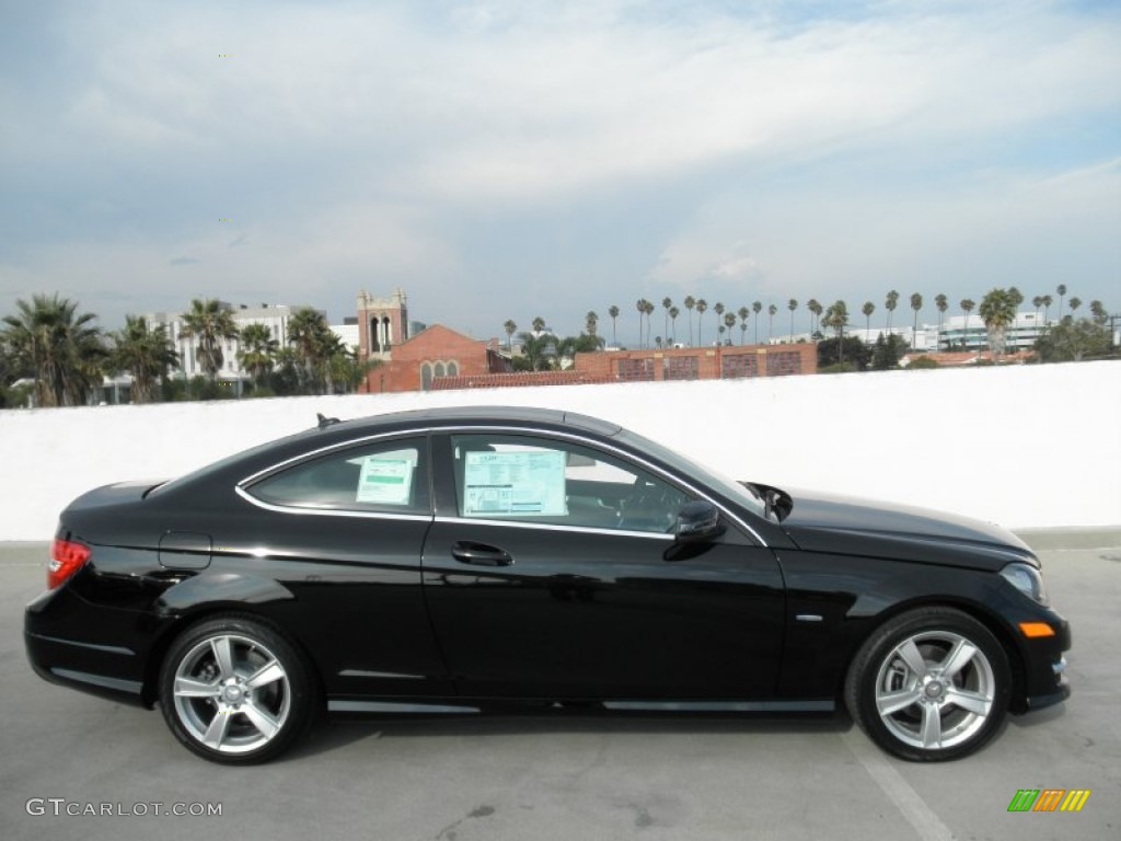 Black 2012 Mercedes-Benz C 250 Coupe Exterior Photo #53971857