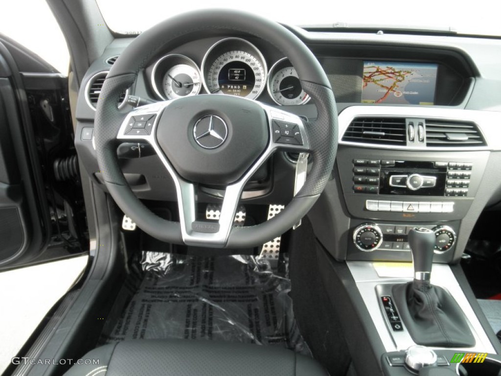 2012 Mercedes-Benz C 250 Coupe Black Dashboard Photo #53971905