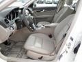Almond Beige/Mocha 2012 Mercedes-Benz C 250 Sport Interior Color