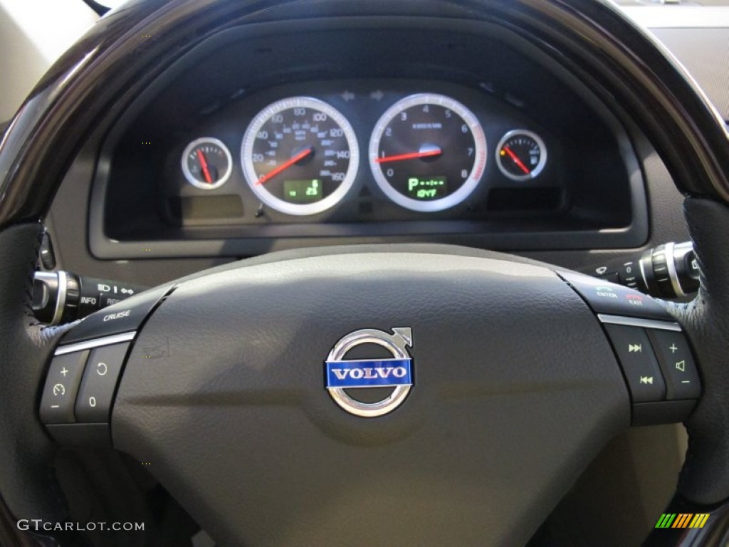 2012 Volvo XC90 3.2 Beige Steering Wheel Photo #53971998