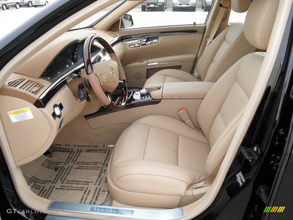 Cashmere/Savanna Interior 2012 Mercedes-Benz S 550 Sedan Photo #53972068