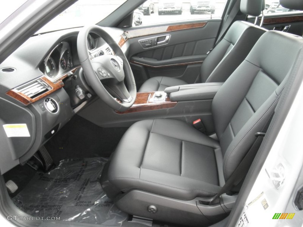 Black Interior 2011 Mercedes-Benz E 350 Sedan Photo #53972157