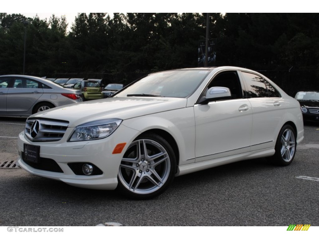 2008 C 350 Sport - Arctic White / Black photo #1