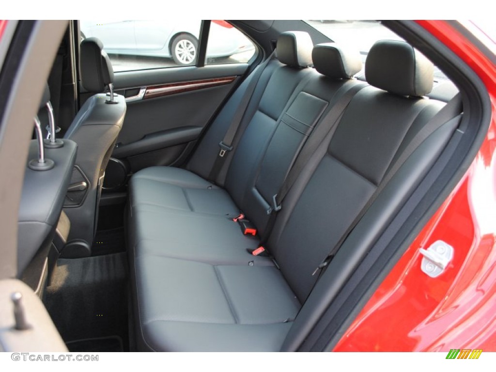 Black Interior 2010 Mercedes-Benz C 350 Sport Photo #53972619